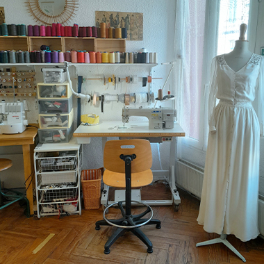 Robe de mariée sur-mesure - Bordeaux - Etoile Rousse couturière à La Brède